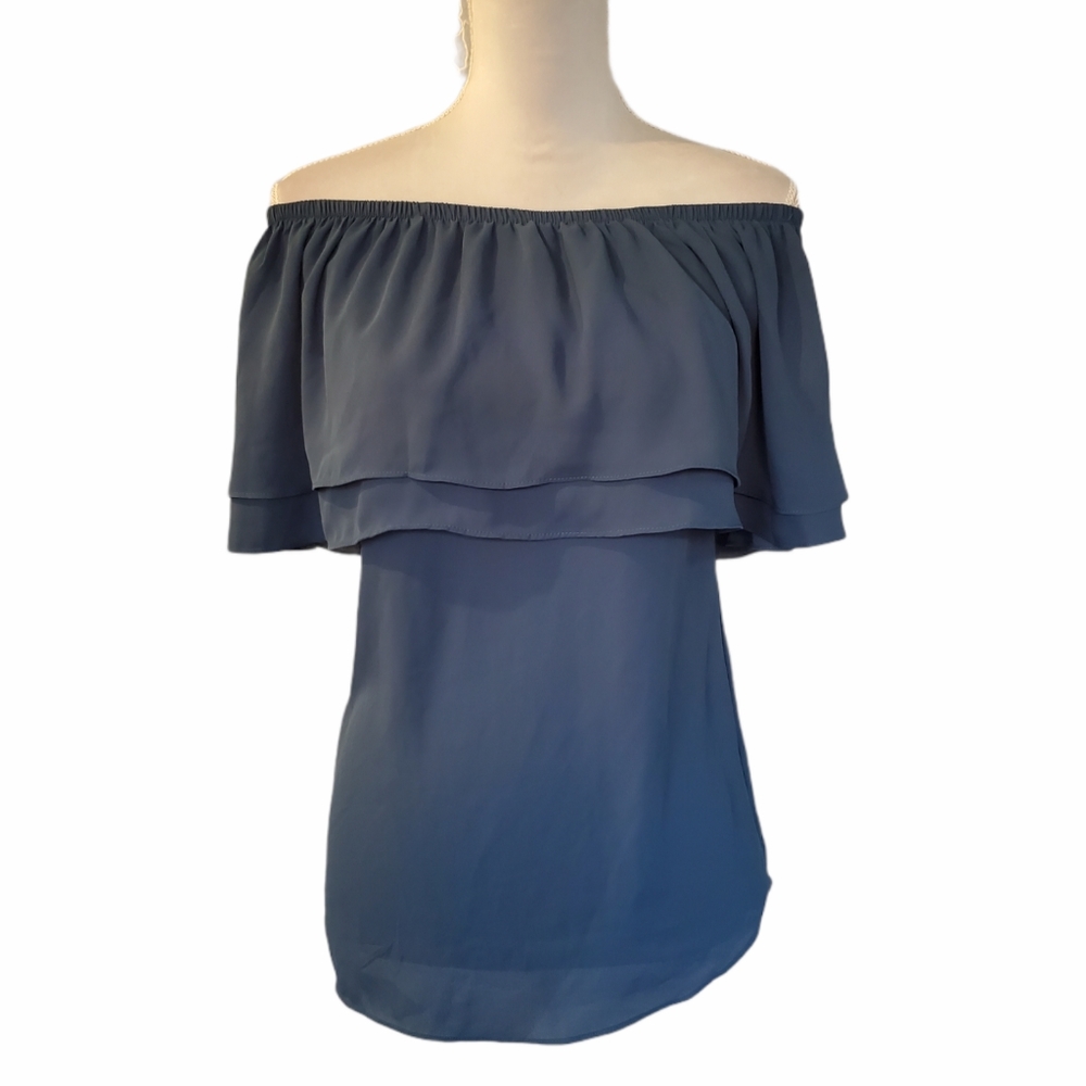 New W/O Tag! Wishlist Ruffled Off Shoulder Blouse